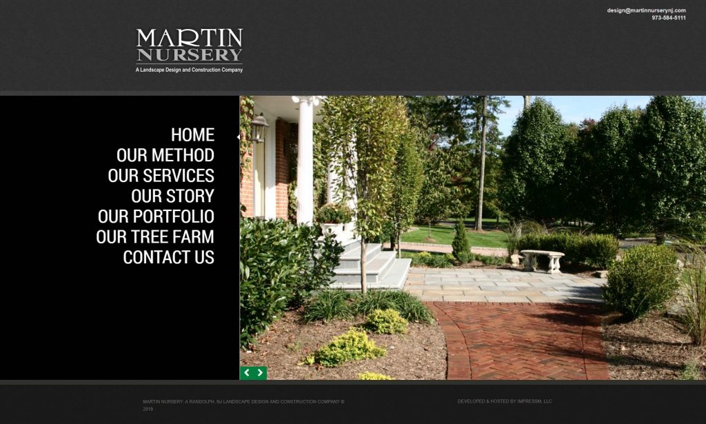 Martin Nursery impressM,LLC Wordpress & Joomla sites since 2004